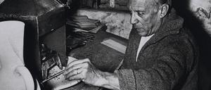 PABLO RUIZ PICASSO (Geboren am 25. Oktober 1881 in Malaga, Spanien; Starb am 8. April 1973 in Mougins, Frankreich).