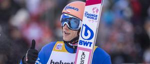 Dawid Kubacki aus Polen gewann in dieser Saison vier von acht Weltcup-Springen.