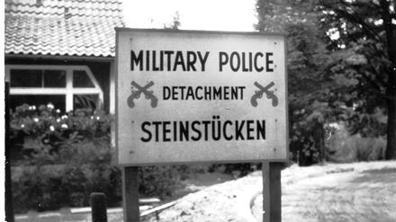 Im Amerikanischen Sektor. Die West-Berliner Exklave Steinstücken.