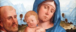 Francesco Francia ist ein Vertreter der Bologneser Schule. Seine „Heilige Familie“ gehört zum Bestand der Berliner Gemäldegalerie.