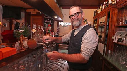 Daniel Zander betreibt mit seiner Schwester Stefanie das Restaurant Otto Hiemke in Babelsberg. Sie seien verhältnismäßig gut durch die Krise gekommen, sagt er.