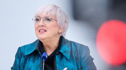 Die  Kulturstaatsministerin Claudia Roth (Grüne).