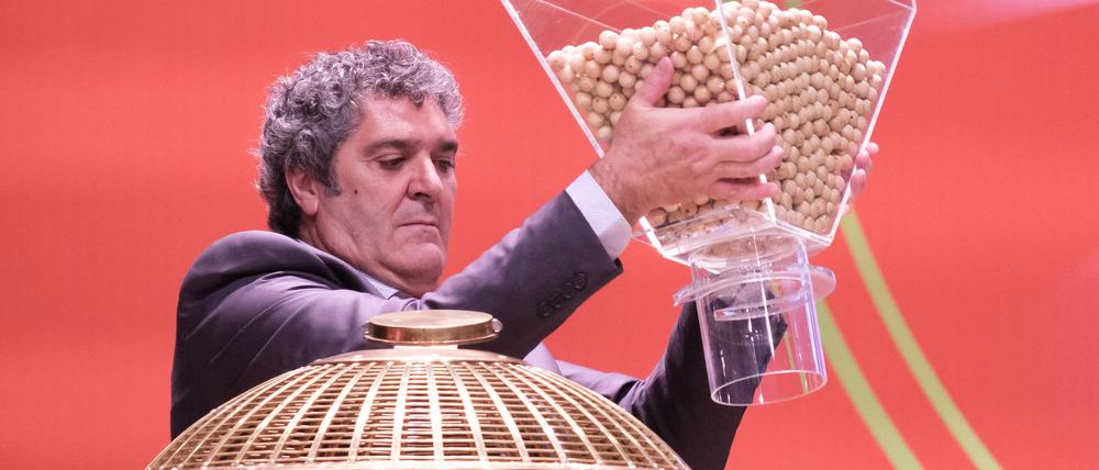 Die Ziehung der spanischen Weihnachtslotterie 2022.