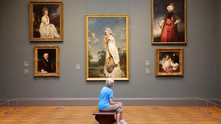 Besucher am Metropolitan Museum, New York City, USA