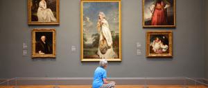 Besucher am Metropolitan Museum, New York City, USA