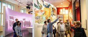 Eine der beliebtetsten Ausstellungen im Schloss: „Berlin Global“ in der ersten Etage.