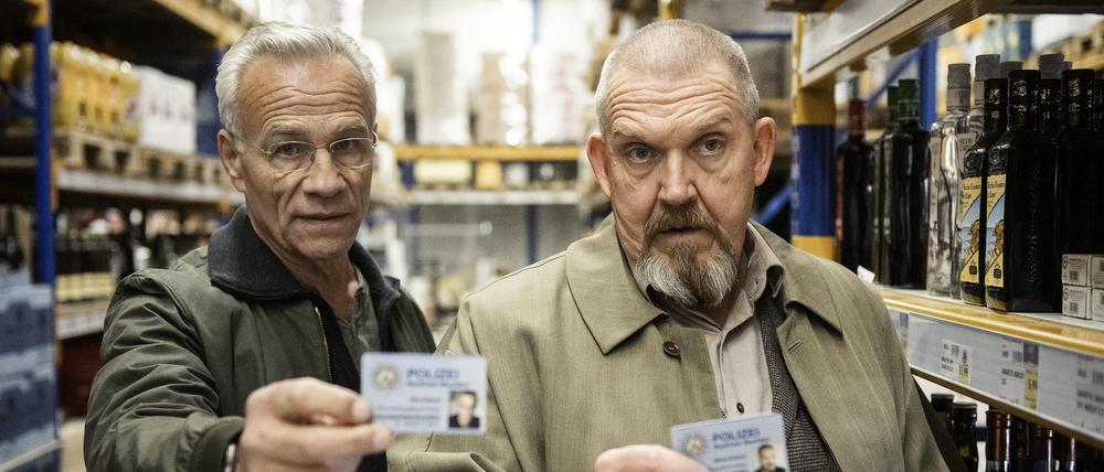 Start ins neue Krimijahr: Die Kölner Kommissare Max Ballauf (Klaus J. Behrendt, l.) und Freddy Schenk (Dietmar Bär).