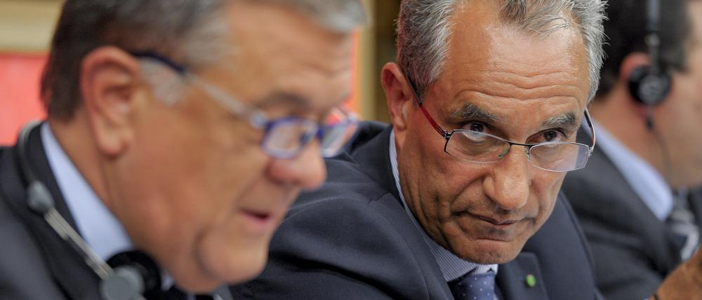Strippenzieher: Panzeri in seiner Zeit als EU-Abgeordneter und der marokkanische Diplomat Abderrahim Atmoun