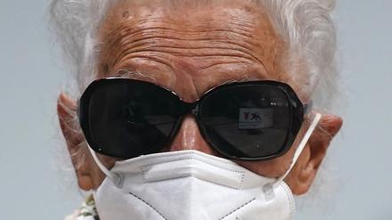 Die Angeklagte bei ihrem Prozess vor dem Landgericht Itzehoe