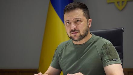 Wolodymyr Selenskyj, Präsident der Ukraine.