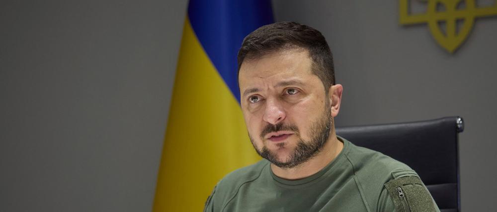 Wolodymyr Selenskyj, Präsident der Ukraine.