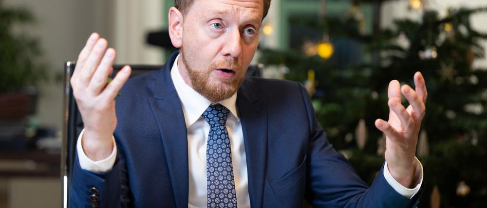 Sachsens Ministerpräsident (und ehemaliger Wissenschaftspolitiker) Michael Kretschmer (CDU).