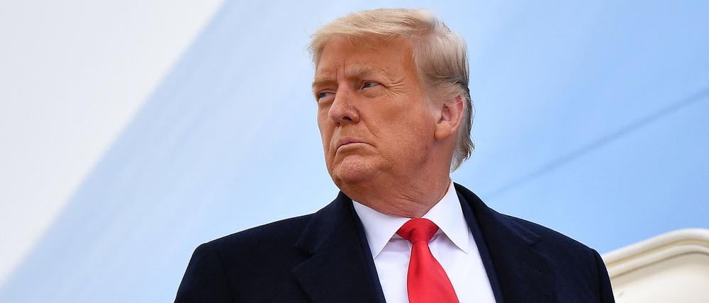 Der ehemalige US-Präsident Donald Trump.