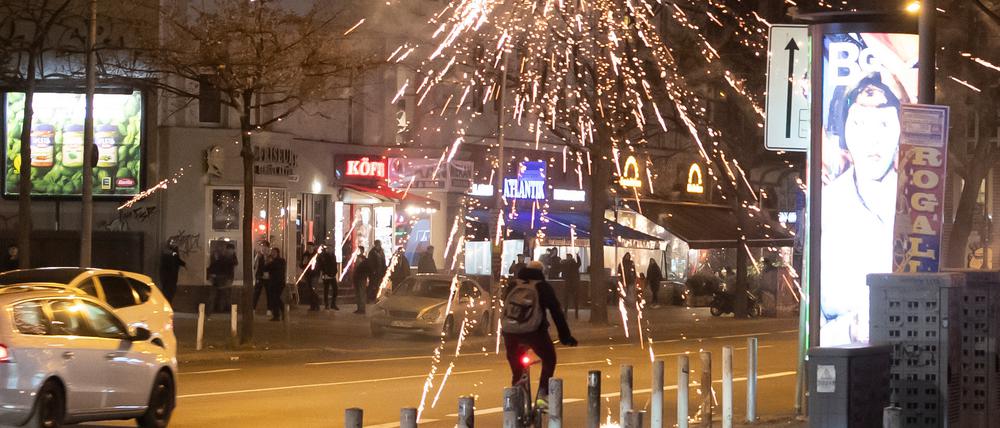 Hier ging es schon vor Silvester zur Sache: die Pallasstraße in Schöneberg.