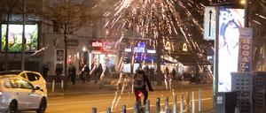 Hier ging es schon vor Silvester zur Sache: die Pallasstraße in Schöneberg.