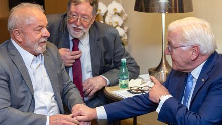 Bundespräsident Frank-Walter Steinmeier trifft den neuen brasilianischen Präsidenten Luiz Inácio Lula da Silva. 