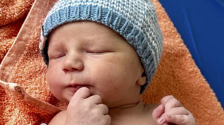 Neujahrsbaby Lukas Carl wurde um 0.21 Uhr im St. Josefs Krankenhaus geboren. 