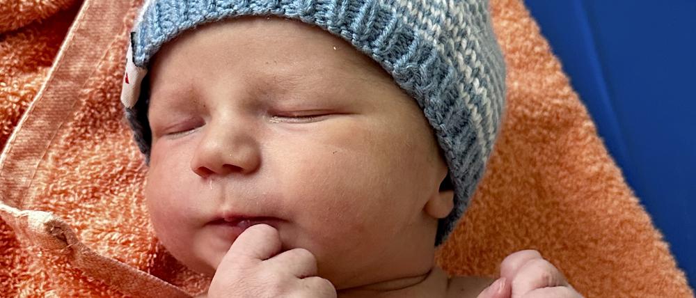 Neujahrsbaby Lukas Carl wurde um 0.21 Uhr im St. Josefs Krankenhaus geboren.