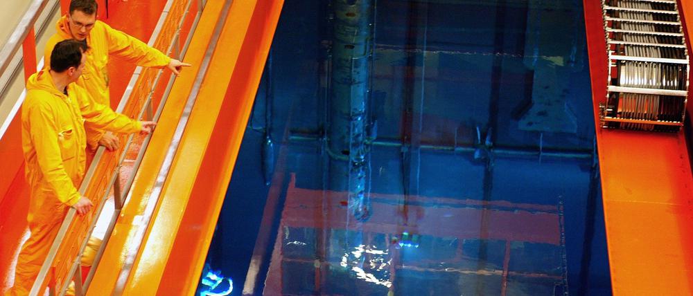 Das Abklingbecken des Atomkraftwerks Emsland im niedersächsischen Lingen.