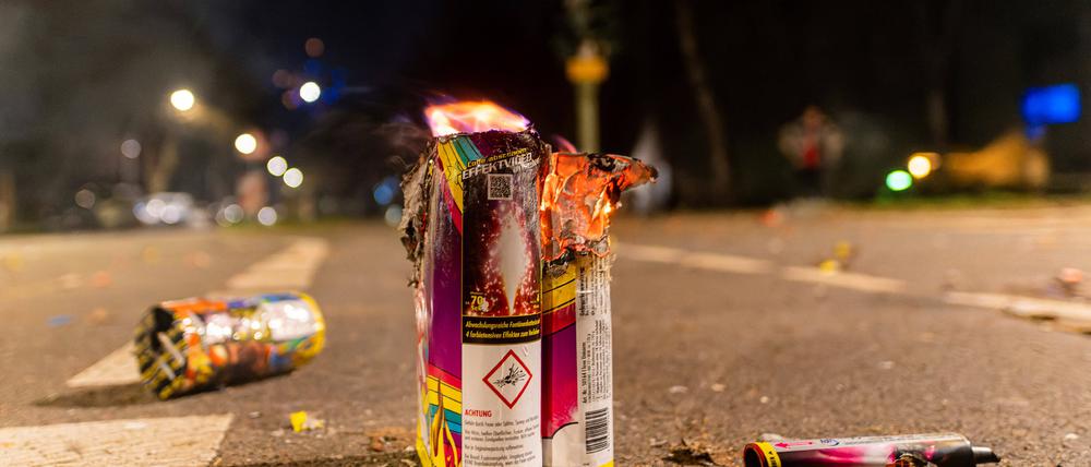 Feuerwerk in der Silvesternacht. (Symbolbild)