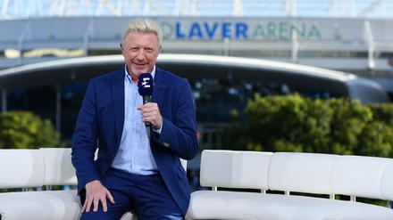 Kommentiert und analysiert erneut für Eurosport die Australian Open: Boris Becker.