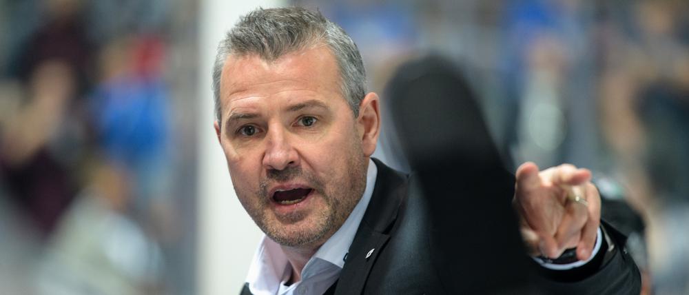 Trainer Serge Aubin von den Eisbären Berlin.