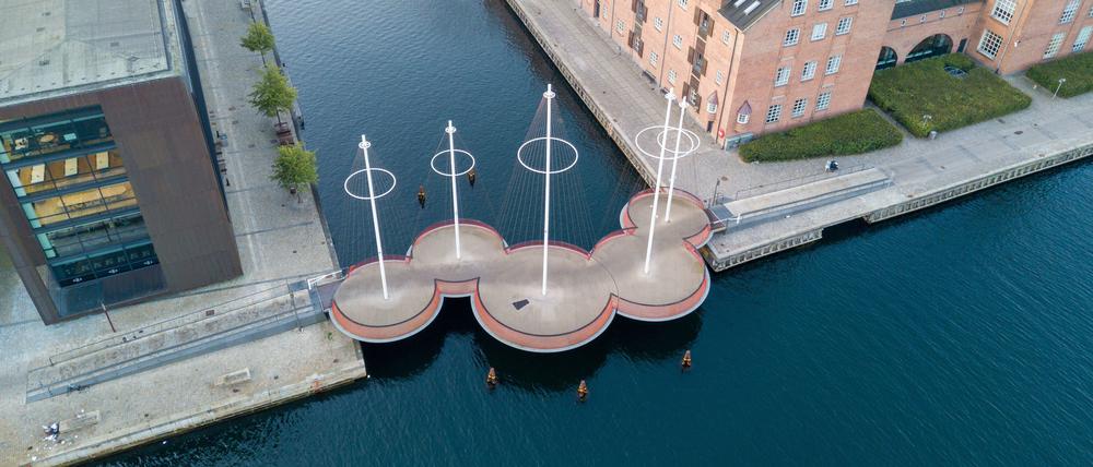 Die verspielt anmutende Circelbroen hat der Künstler Olafur Eliasson entworfen.