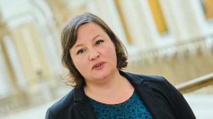 Antje Kapek, Vorsitzende der Fraktion Bündnis 90/Die Grünen im Abgeordnetenhaus von Berlin.