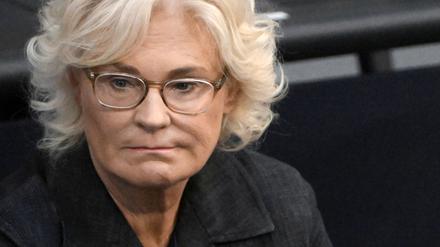 Christine Lambrecht (SPD), seit gut einem Jahr im Amt als Bundesverteidigungsministerin.