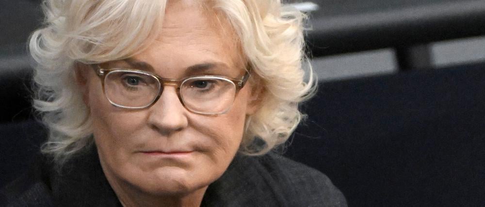 Christine Lambrecht (SPD), seit gut einem Jahr im Amt als Bundesverteidigungsministerin.