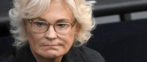 Christine Lambrecht (SPD), seit gut einem Jahr im Amt als Bundesverteidigungsministerin.