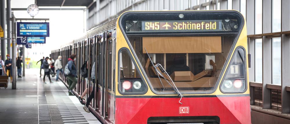 S-Bahn Zug der Berliner S-Bahn