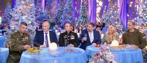 Weihnachtsspecial beim TV-Sender Rossija 1.