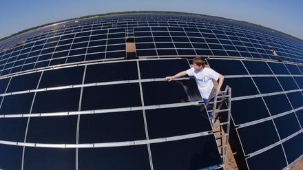 Auch in Solaranlagen muss die EU mehrere Milliarden Euro pro Jahr zusätzlich investieren.