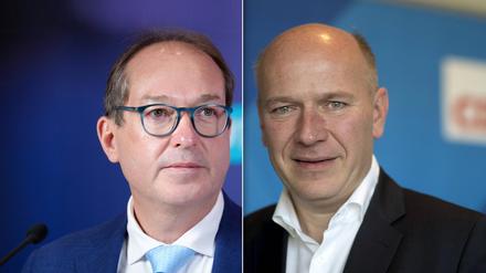 Kai Wegner und Alexander Dobrindt.