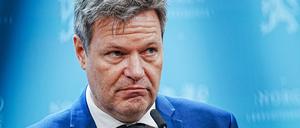 Robert Habeck (Bündnis 90/Die Grünen), Bundesminister für Wirtschaft und Klimaschutz.
