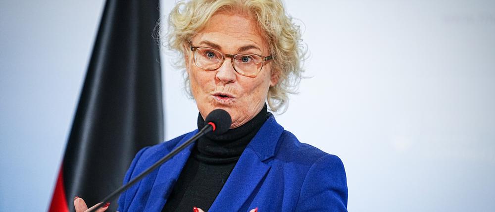 Bundesverteidigungsministerin Christine Lambrecht (SPD)