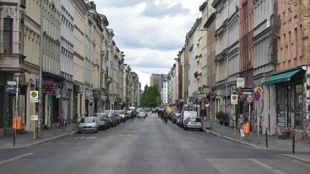 Die Oranienstraße in Berlin-Kreuzberg.