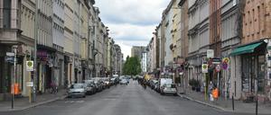 Die Oranienstraße in Berlin-Kreuzberg.