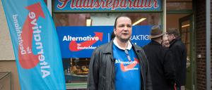 Im Februar 2017 eröffnete Andreas Wild im Jungfernstieg 4b in Lichterfelde sein Bürgerbüro, die „Staatsreparatur“. Jetzt soll dort auch die Geschäftsstelle des Bezirksverbands einziehen. 