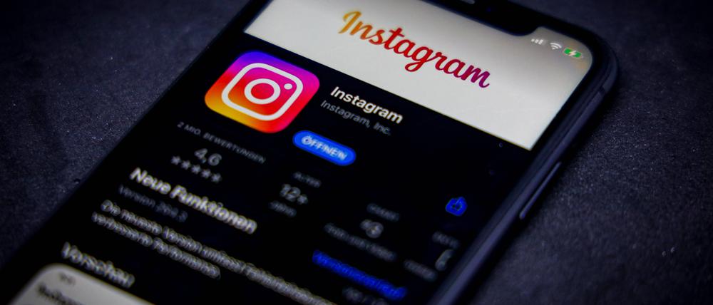 Die Instagam-App im App Store auf einem iPhone.