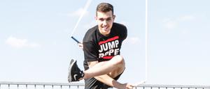 Eric Seeger macht Rope Skipping seit er sechs Jahre alt ist und wurde mehrmals Meister.