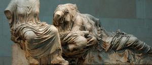 Marmor-Skulpturen aus dem Parthenon im British Museum.