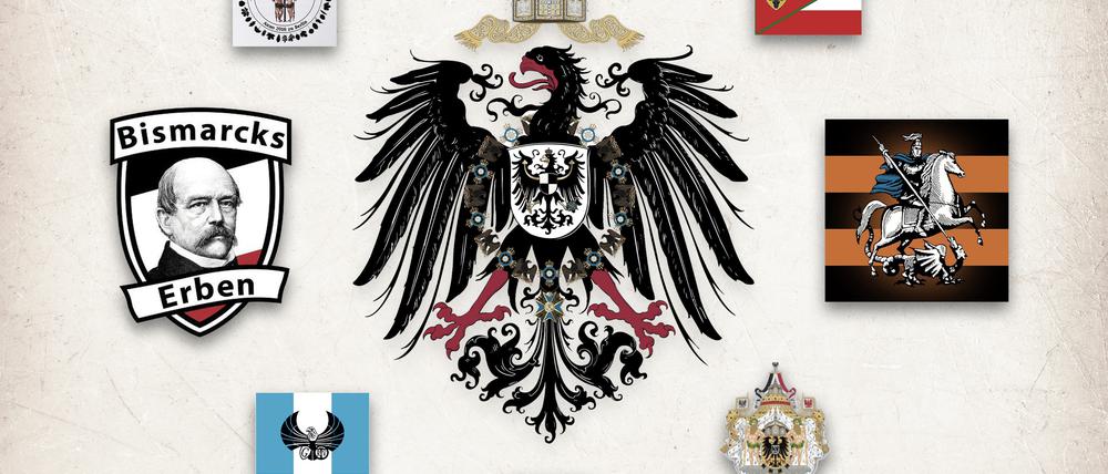 Wappen der einzelnen Gruppen.