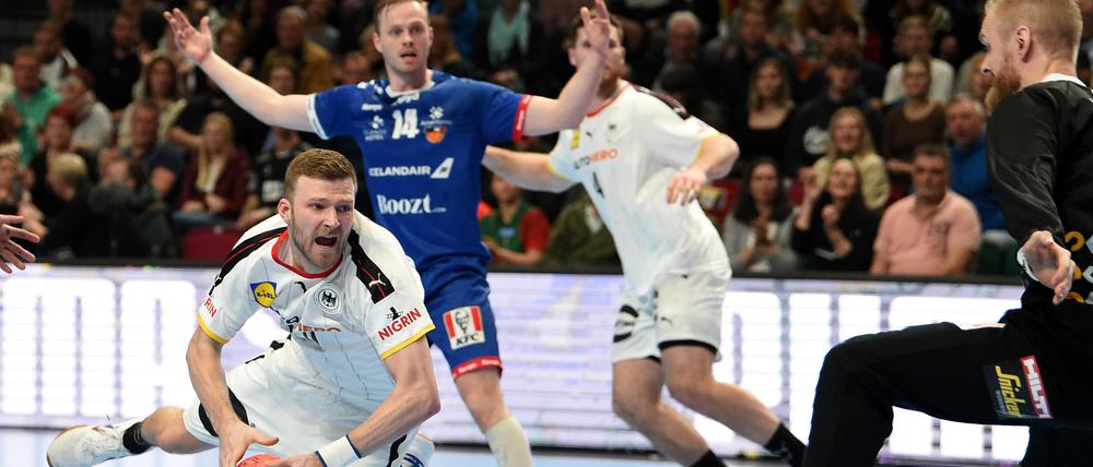 Philipp Weber traf am Samstag viermal für die DHB-Auswahl.