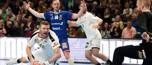 Philipp Weber traf am Samstag viermal für die DHB-Auswahl.