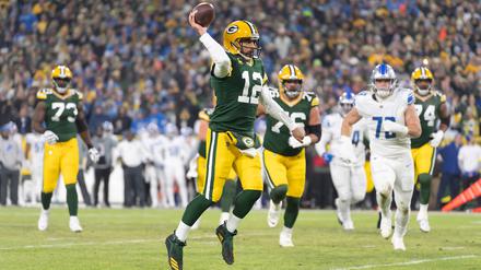 Ob Superstar Aaron Rodgers seine Karriere fortsetzt, steht noch nicht fest.