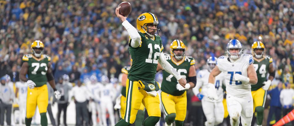 Ob Superstar Aaron Rodgers seine Karriere fortsetzt, steht noch nicht fest.
