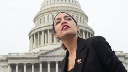 Die US-Kongressabgeordnete Alexandria Ocasio-Cortez.