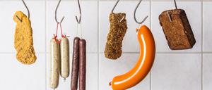 Alles Wurst? Viele Verbraucher steigen von Fleisch auf Pflanzen um. 